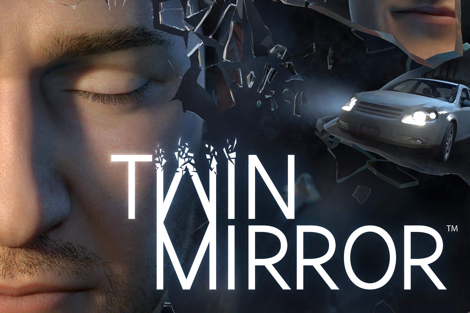 Cette image montre le Key art Twin Mirror, créé par TAKEOFF.